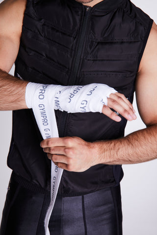 4.5m Boxing Hand wraps - White