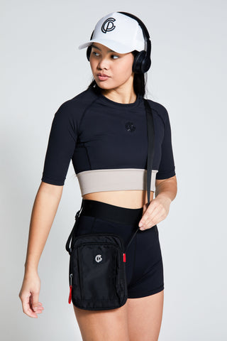 Womens - GymPro Hyper Cross Over Bag - Black