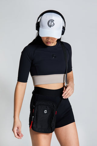 Womens - GymPro Hyper Cross Over Bag - Black