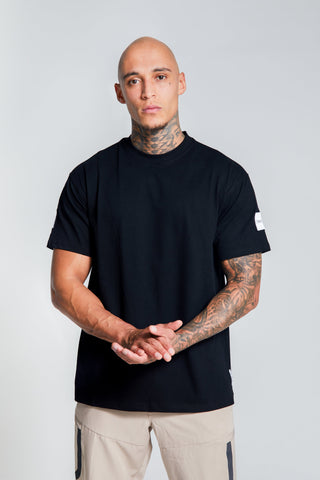 Mens- Oversized T-shirt - Collab Edition -  Black