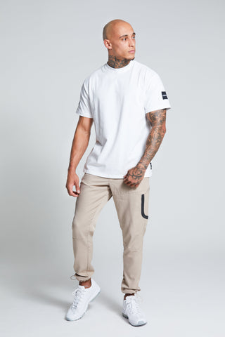 Mens- Oversized T-shirt - Collab Edition - White
