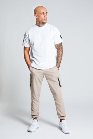 Mens- Oversized T-shirt - Collab Edition - White