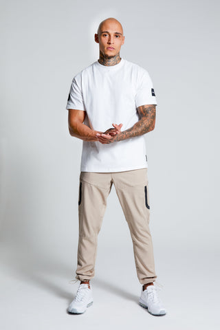 Mens- Oversized T-shirt - Collab Edition - White