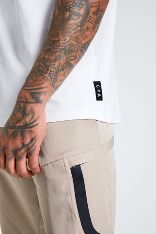 Mens- Oversized T-shirt - Collab Edition - White