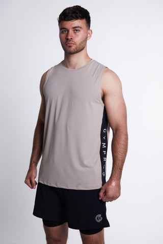 Hybrid Performance Tank - Taupe