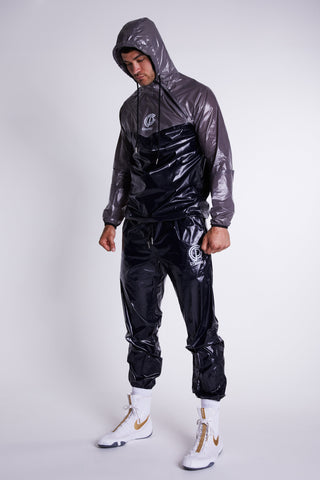 Hybrid Performance Sweat Suit - Black/Grey