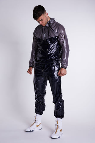 Hybrid Performance Sweat Suit - Black/Grey