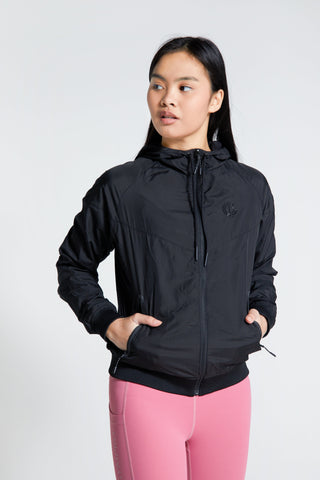 Womens- Mesh Training Jacket - Black