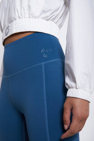 Power Training Legging- Ocean Blue
