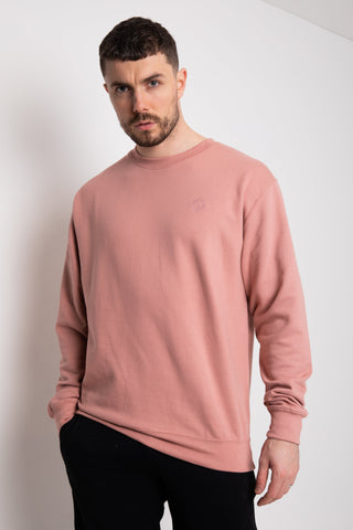 Crest Sweatshirt - Dusty Pink