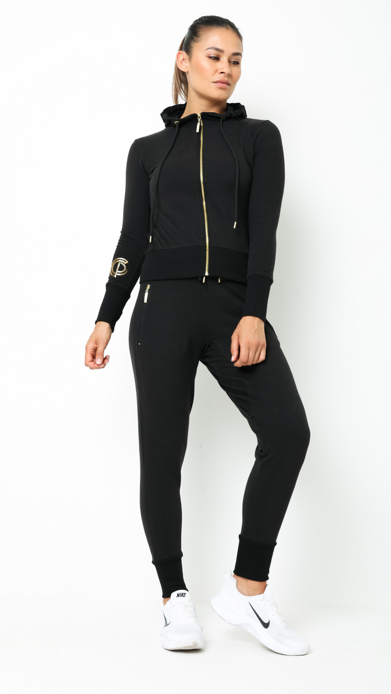 Womens - Essential Tracksuit Bottoms - Black – GymPro Apparel