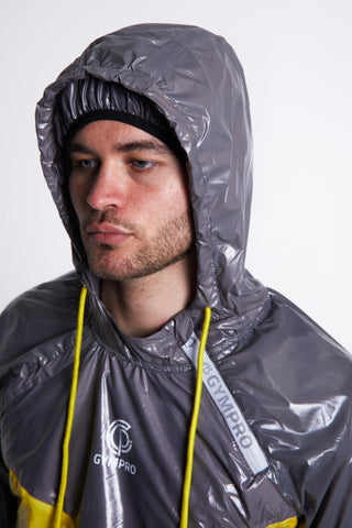 Hybrid Performance Sweat Suit Top - Yellow/Grey