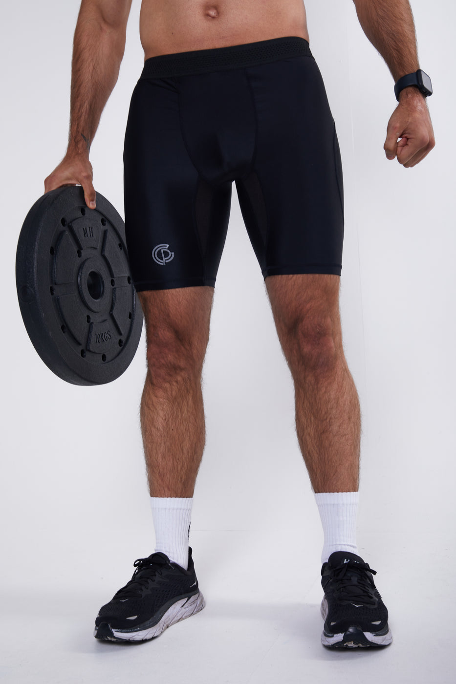 Hybrid Performance Compression Shorts - Black – GymPro Apparel