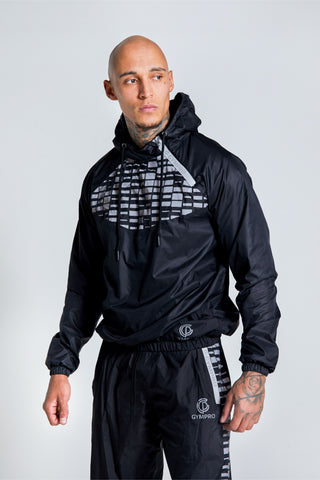 Hybrid Reflective Performance Sweat Suit Top - Black