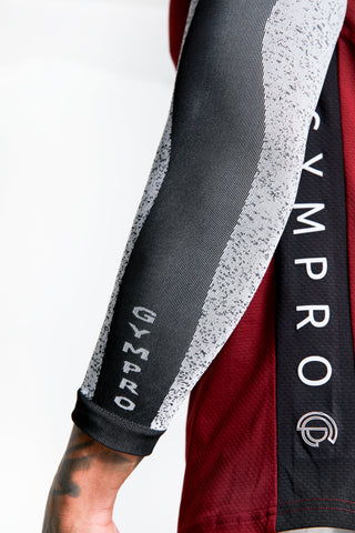 Mens - Elite Seamless Compression Arm Sleeve - Grey/Black