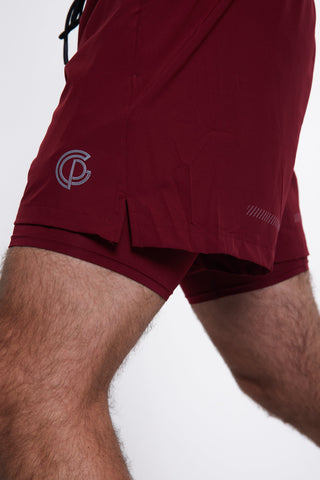 Hybrid Performance Shorts - Red