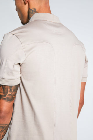 Tour Polo T-shirt - Taupe