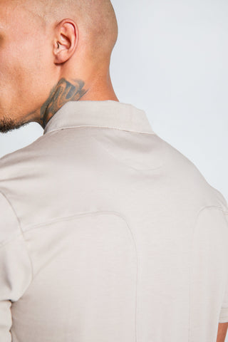 Tour Polo T-shirt - Taupe