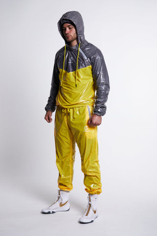 Hybrid Performance Sweat Suit - Yellow/Grey