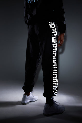 Hybrid Reflective Performance Sweat Suit - Black