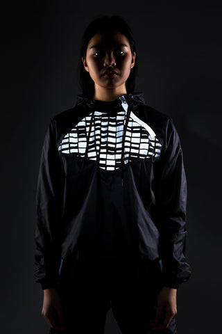 Hybrid Reflective Performance Sweat Suit - Black
