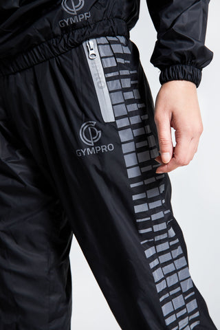 Hybrid Reflective Performance Sweat Suit - Black