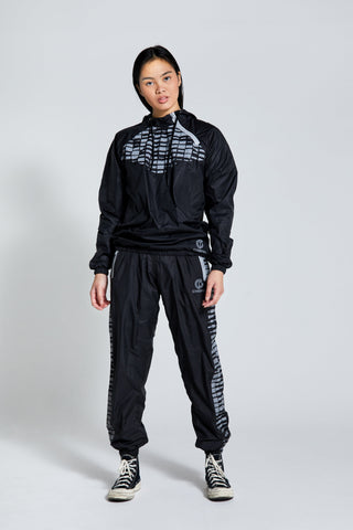 Hybrid Reflective Performance Sweat Suit - Black