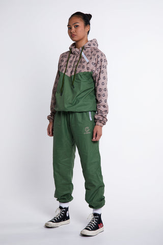 Womens - Hybrid Performance Sweat Suit - Green/Print