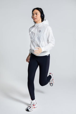 Womens- Mesh Training Jacket - White