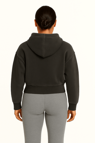 Womens -Essential Hoodie - Grey