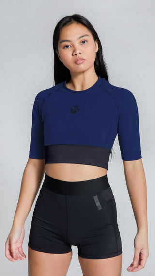 Womens - GymPro Crop Top - Blue