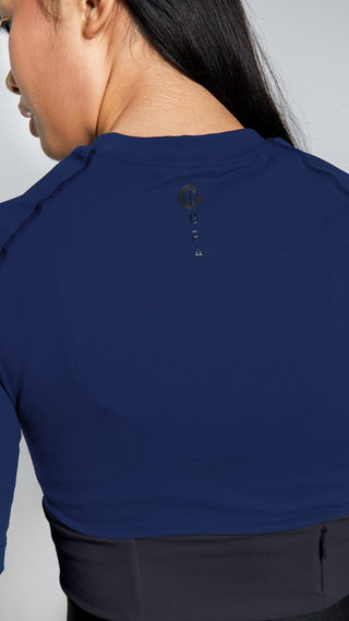 Womens - GymPro Crop Top - Blue