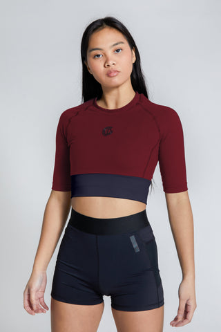 Womens - GymPro Crop Top - Red