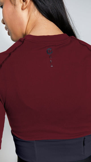 Womens - GymPro Crop Top - Red