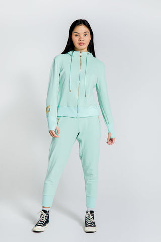 Womens - Essential Tracksuit - Olive