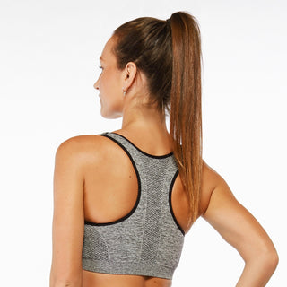 Grey GymPro Amour Seamless Bra