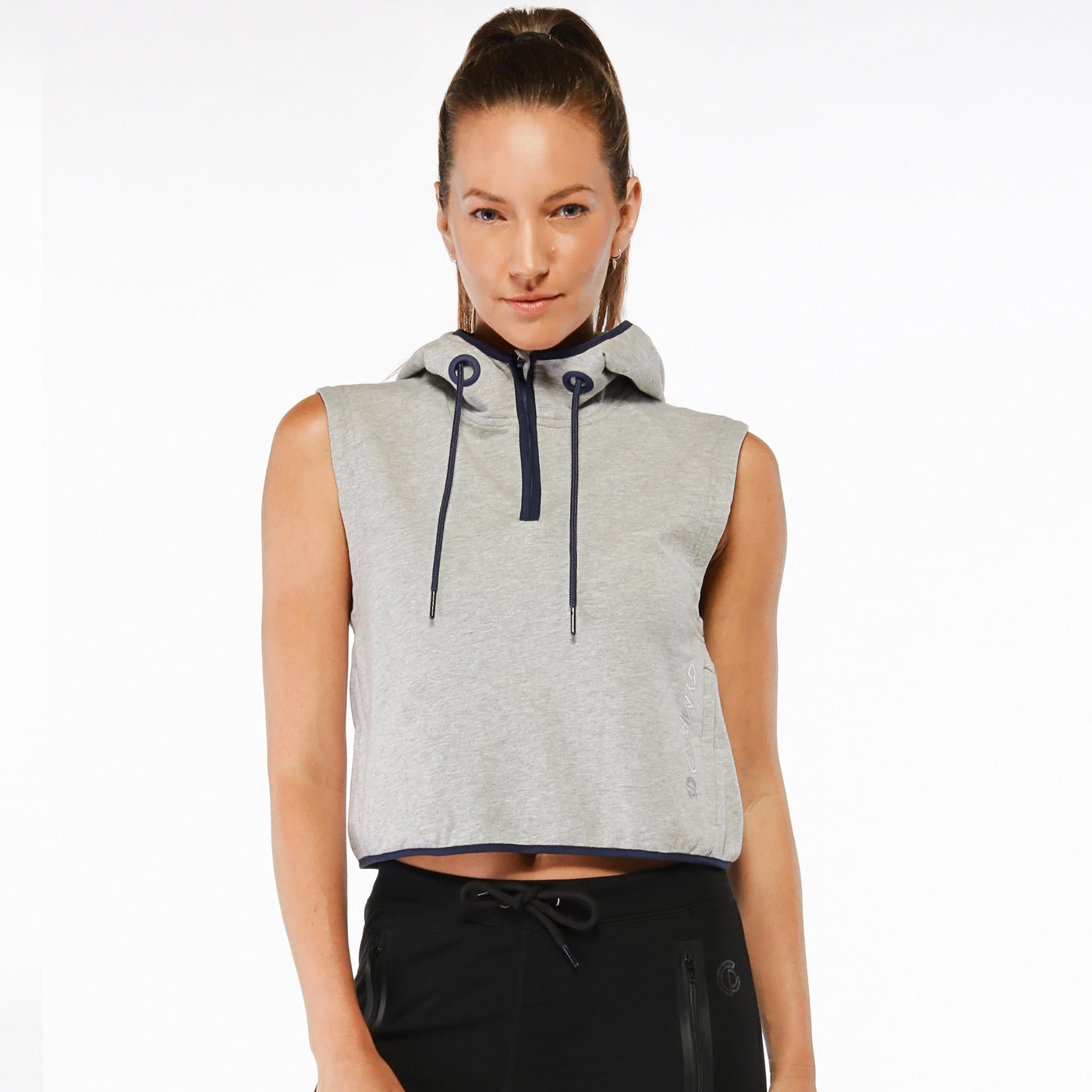 Cropped cut off hoodie new arrivals