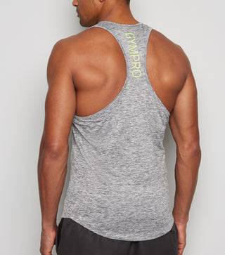 Grey GymPro Dynamic Stringer Vest