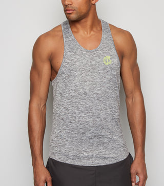 Grey GymPro Dynamic Stringer Vest