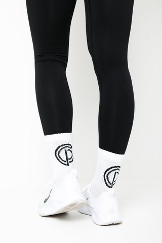 White - Cool Max Crew Sock - Unisex