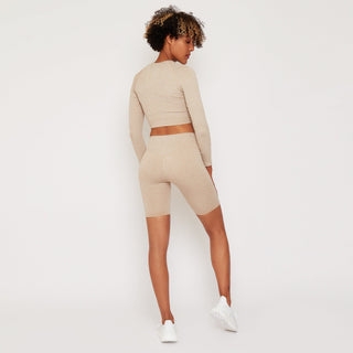 Womens - Lili Seamless Short - Biscuit