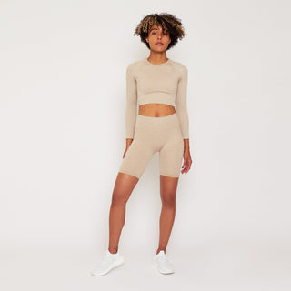 Womens - Lili Seamless Short - Biscuit