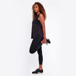 Black GymPro Sculpt Tank Vest